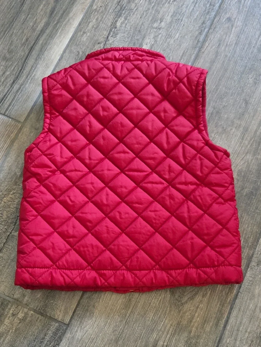 Gymboree EUC 12-24 Months Red Quilted Snowman Vest